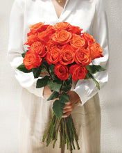 Orange Citrus Long Stem Roses