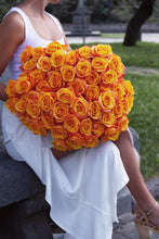 Orange Citrus Long Stem Roses
