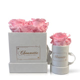La Charmante & L' Etonnante | Pink Preserved Roses